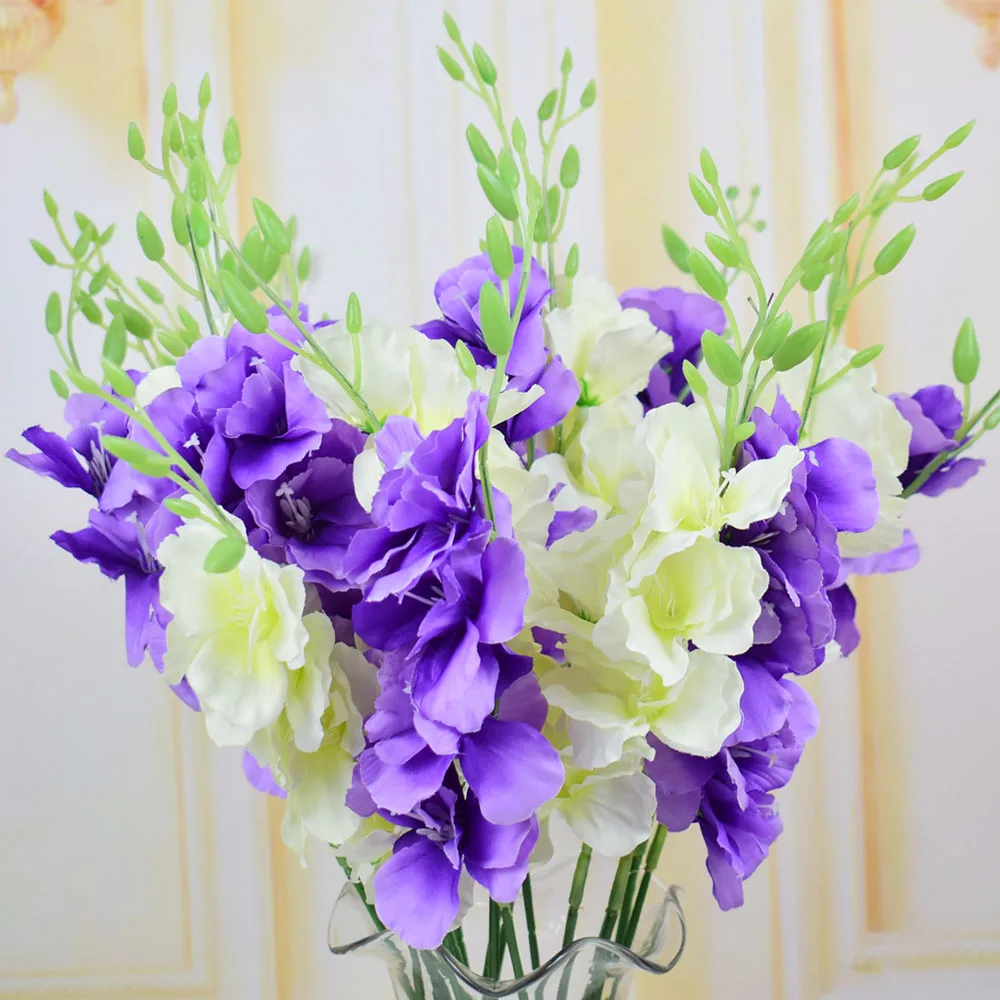 Шелковая бабочка искусственные цветы для дома и свадьбы|pink fake flowers|artificial flowersorchid