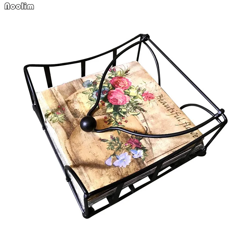 Ротанговая салфетка в европейском стиле металлический держатель для папиросной