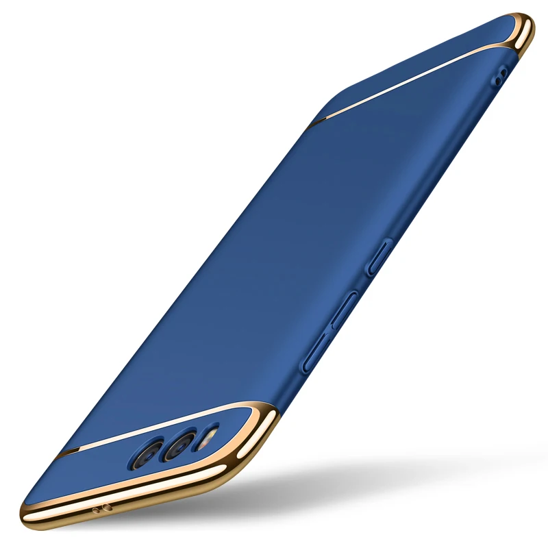 3 в 1 Гальваническая рамка матовая металлическая текстура Жесткий ПК задний Чехол