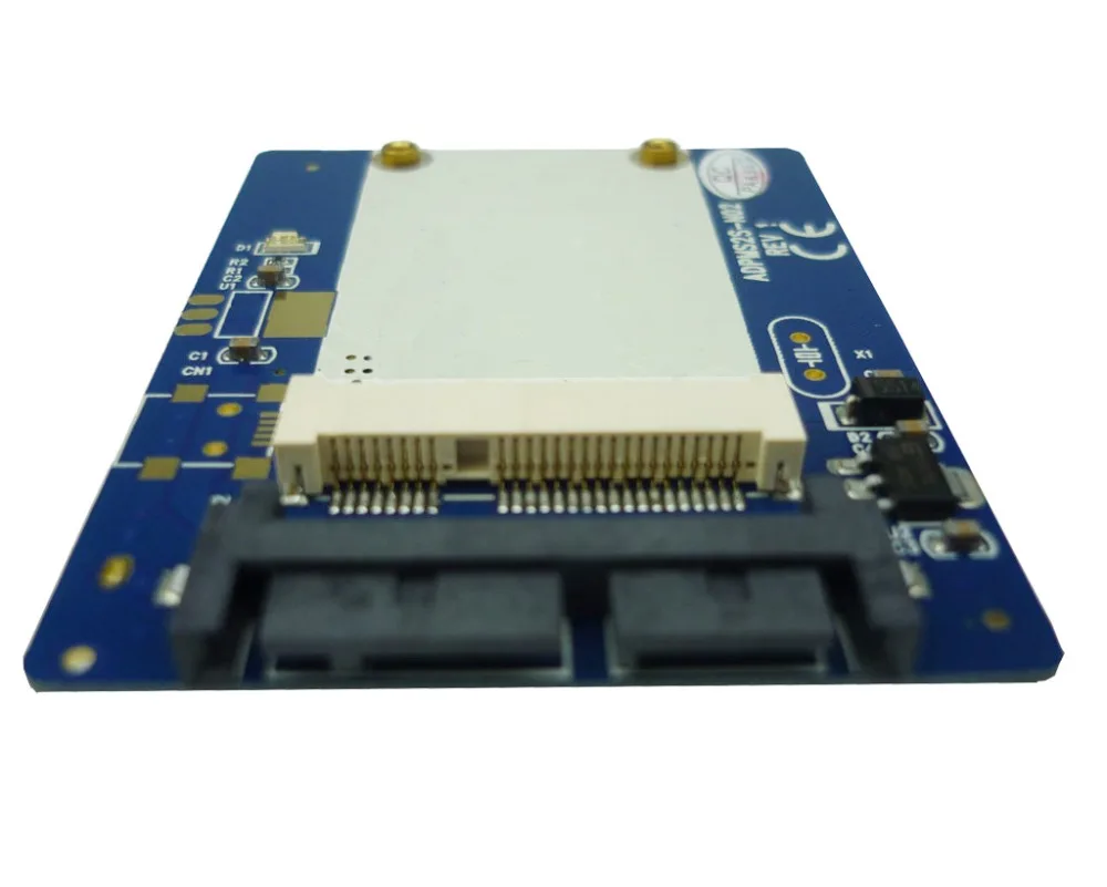 1 8 в Micro SATA адаптер mSATA Mini к 16pin конвертер карта для SSD ноутбука ADPM0202|sata card|micro sata 1.8ssd