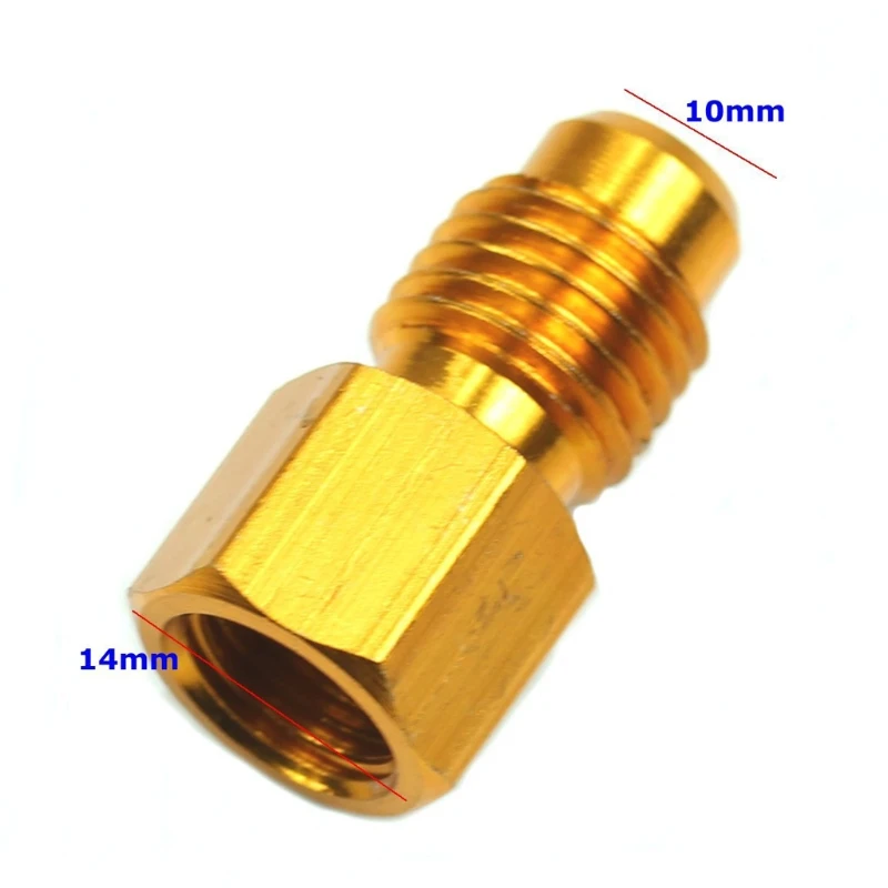 R134A адаптеры бак хладагента/вакуумный насос 1/4 &quotACME Female 1/2&quot Male новые аксессуары