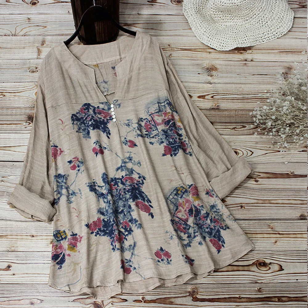 Женские топы женская блузка Пляжная летняя Свободная Повседневная модная