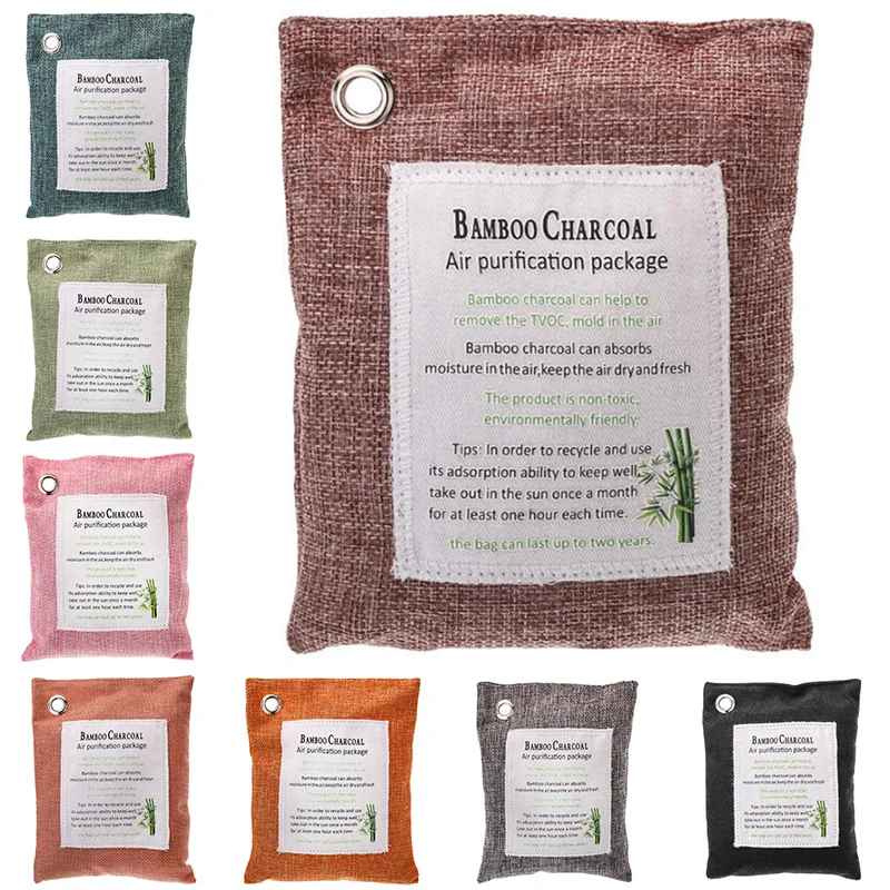 Активный очиститель бамбуковый уголь мешок набор 8 видов цветов аксессуар
