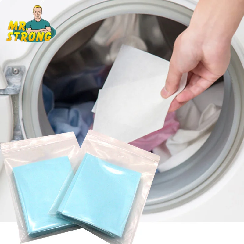 

10Bags/Lot Eco-Friendly Super Concentrated Laundry Detergent Sheet Cleaning Travel Partner Washing Powder For Washing Machine