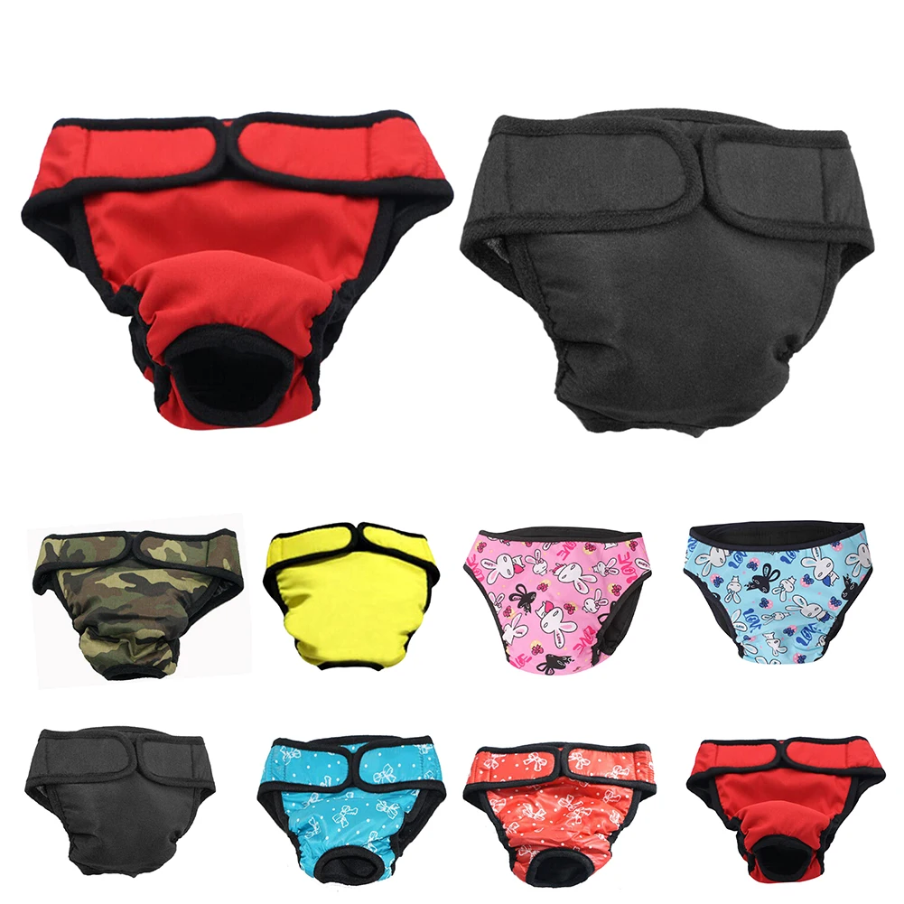 Физиологические штаны для собак Xs-XXL, подгузники, гигиенические, моющиеся, женские шорты для собак, трусики для менструации, нижнее белье, трусы, комбинезон для собак