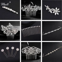 miallo fashion wedding hair pins for bridesmaids rhinestones crystal bridal hair accessories jewelry headpieces