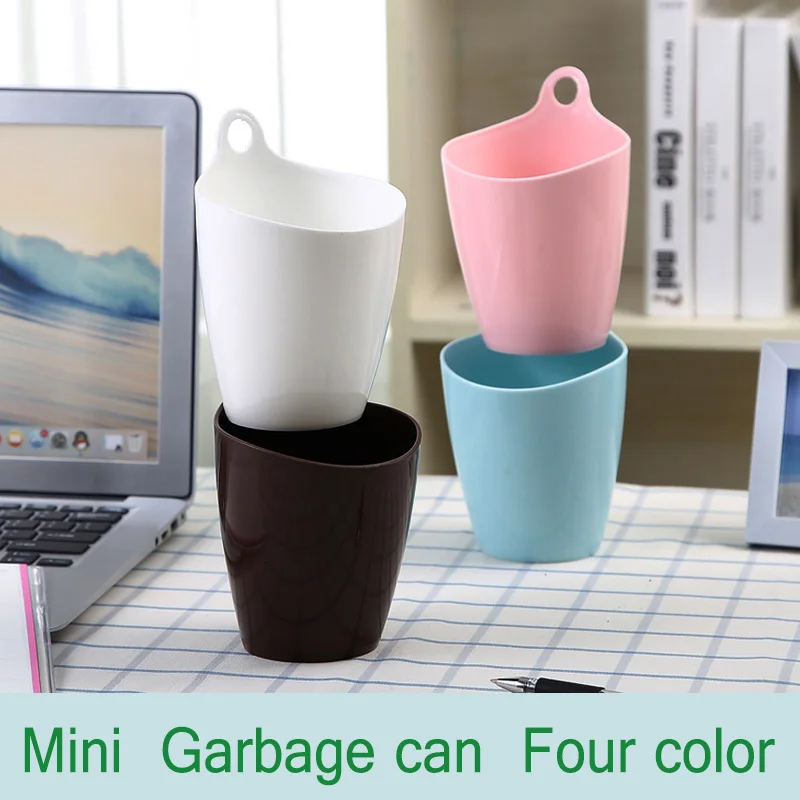Милое кружевное маленькое мини настольное мусорное ведро для офиса здоровья