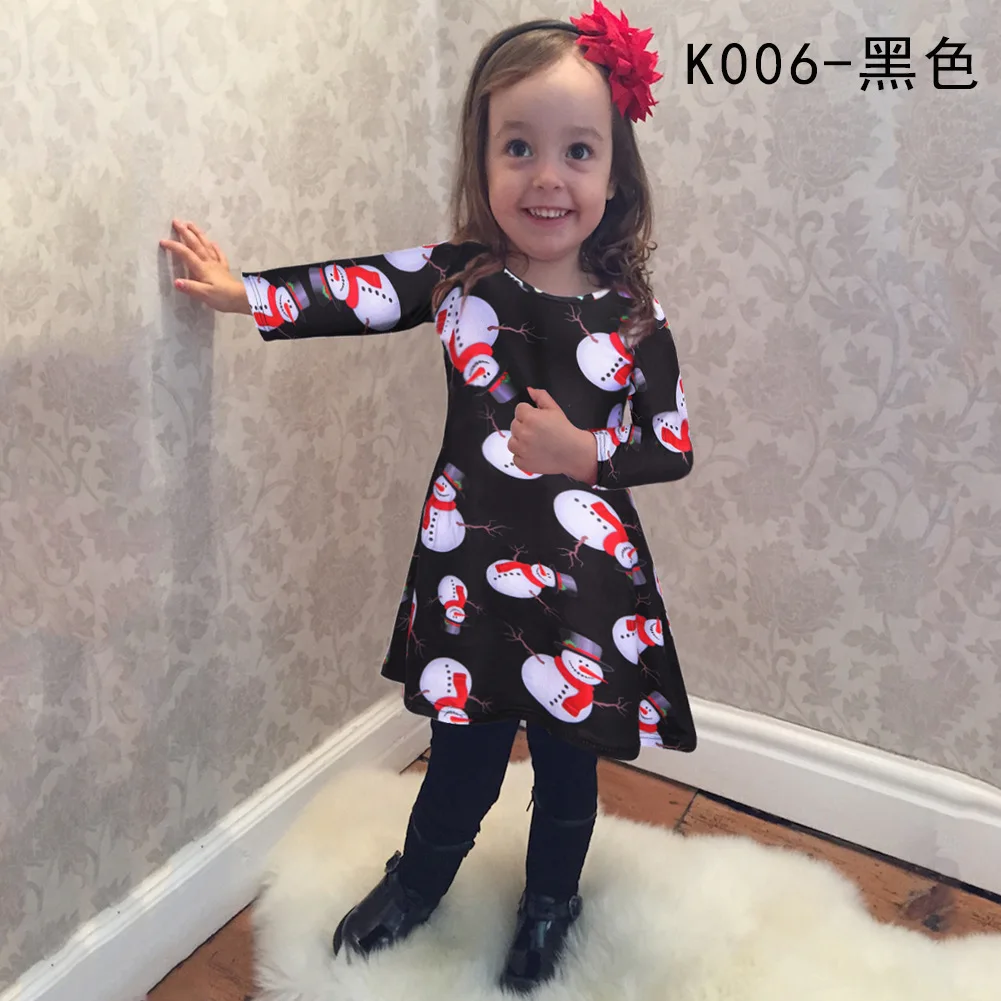 Детское платье с длинным рукавом цветочным принтом|costume costume|costume clothescostumes patterns |