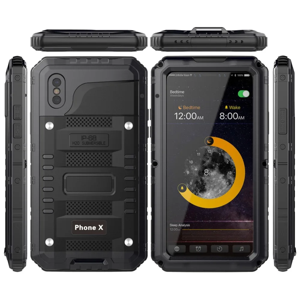 TURATA IP68 водонепроницаемый ударопрочный сверхпрочный гибридный прочный