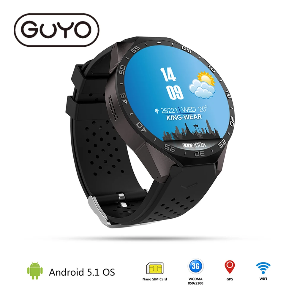 Смарт часы gps Android 5 1 OS Amoled SIM 3g wifi умные датчик силы тяжести Bluetooth для телефона