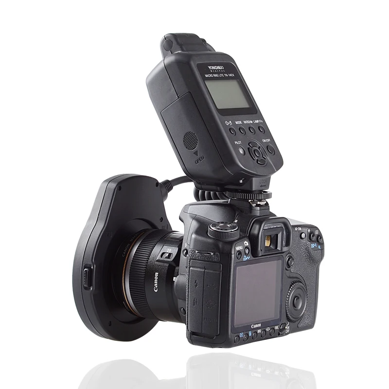 Yongnuo YN 14EX YN14EX TTL Macro Ring Lite Flash Speedlite светильник для Canon 5Ds 5Dsr 760D 5D Mark III 7D 60D 70D 700D 650D