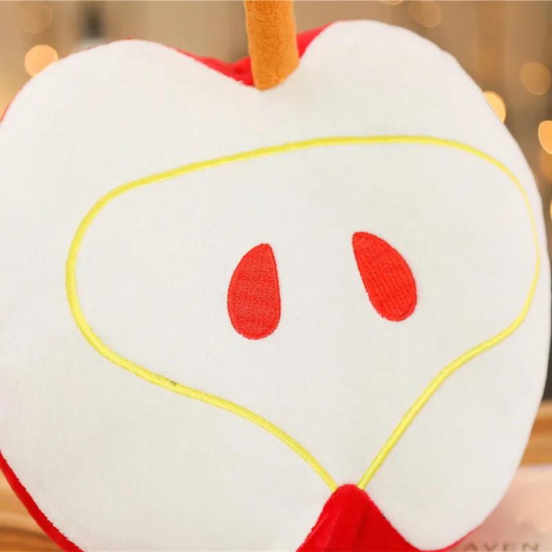 15-35 см милые реалистичные яблока плюшевые игрушки подушки мягкие Kawaii моделирование фруктовая кукла для детей подарок для маленьких девочек