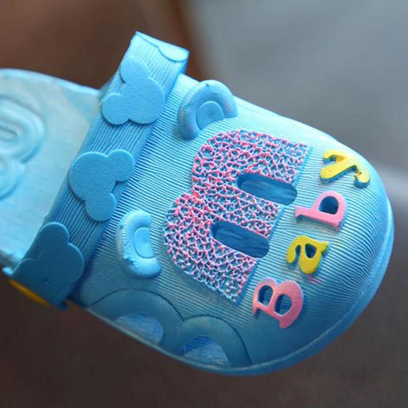 Летние сандалии-Слипоны для маленьких мальчиков и девочек унисекс сабо с мягкой