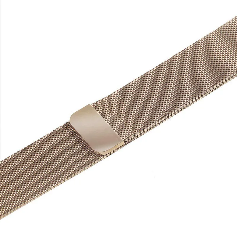 Vintage Gold Миланский Браслет-петля для Apple Watch серии 5 4 3 2 1 42 мм 38 мм ремешок для iwatch 40 мм Замена 44 мм браслет из нержавеющей стали - Цвет ремешка: Vintage Gold
