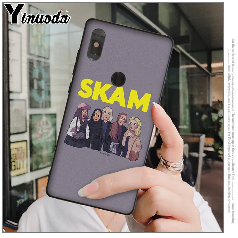 A8 Yinuoda норвежский ТВ серийный Skam Силиконовый ТПУ мягкий черный чехол для телефона для xiaomi mi 6 8 se note2 3 mi x2 redmi 5 5plus note 4 5 5 - Цвет: A8
