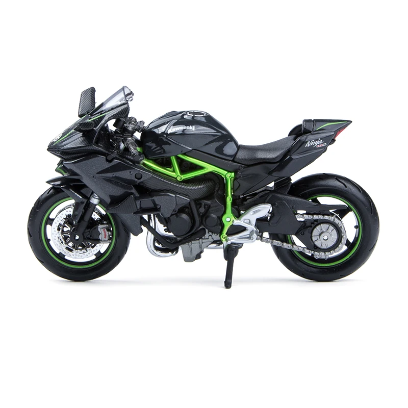 Maisto 1:18 модели мотоциклов Kawasaki Ninja H2R миниатюрные пластиковые Гоночные Игрушки из