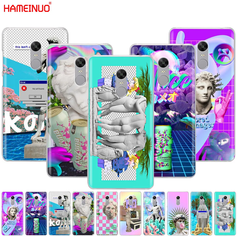 HAMEINUO Art Vaporwave чехол для телефона Xiaomi redmi 5 4 1 1s 2 3 3s pro PLUS note 4X 4A 5A|Бамперы| |