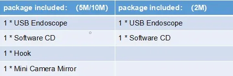 5,5 мм водонепроницаемый HD 2 м/5 м/10 м эндоскоп мини USB камера бороскоп фото Захват инспекционный прицел 6 белых светодиодов трубка для ПК ноутбука