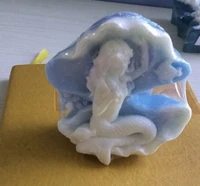 handmade soap mold mermaid silicone mold mermaid in a clam shell 3d girl molds handmade