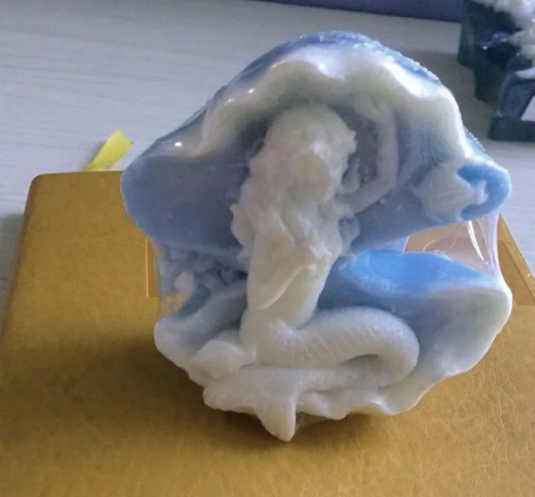 Силиконовая Русалка для мыла ручной работы 3D формы девочек ручная работа|mermaid