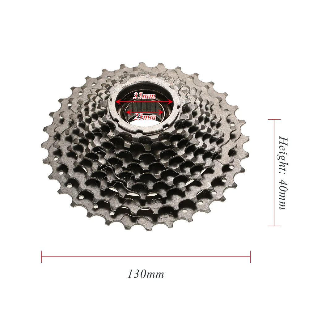 MTB Mountain Bicycle Freewheel 9S Cassette 9 Speeds Flywheel Crankset Parts with Threaded Replacement | Спорт и развлечения