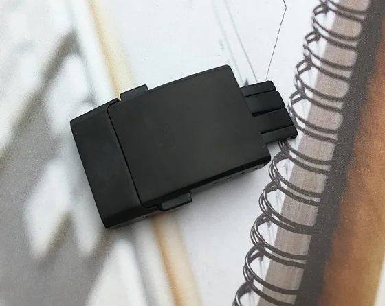 Matt black buckle Брендовая качественная Толстая стальная Пряжка из нержавеющей стали для браслета 20 мм Полировочный матовый двойной клик застежка ремешок для мужских часов инструменты - Цвет ремешка: Matt black buckle