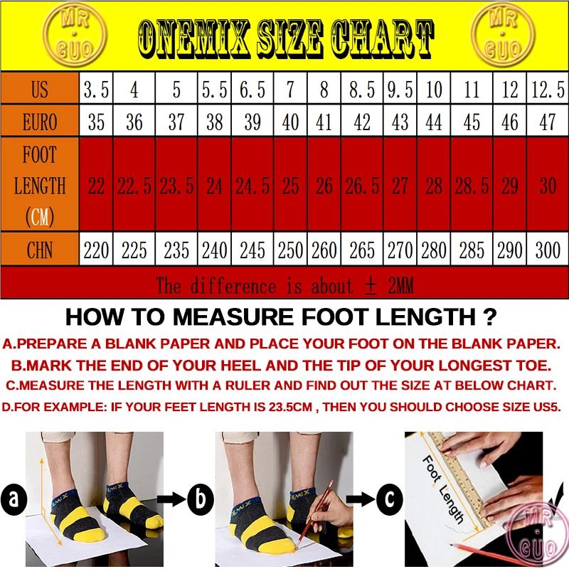 

ONEMIX Men Running Shoes Women KPU Mesh Air Sole Athletic Trainers Tennis Sports Boots Cushion Outdoor Road Walking Sneakers 47
