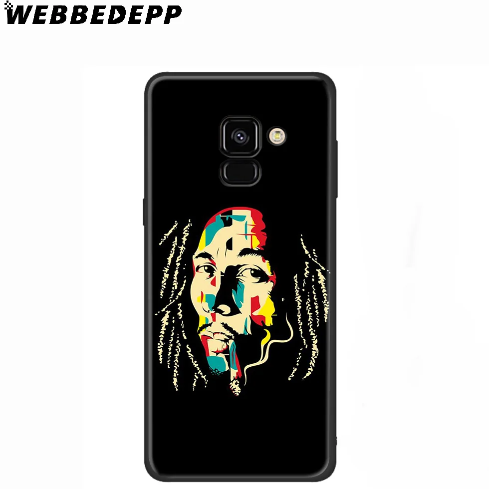WEBBEDEPP Боб Марли силиконовый чехол для Samsung Galaxy A3 A5 A6 A7 A8 A9 A10 A20 A30 A40 A50 A70 M10 M20 M30 |