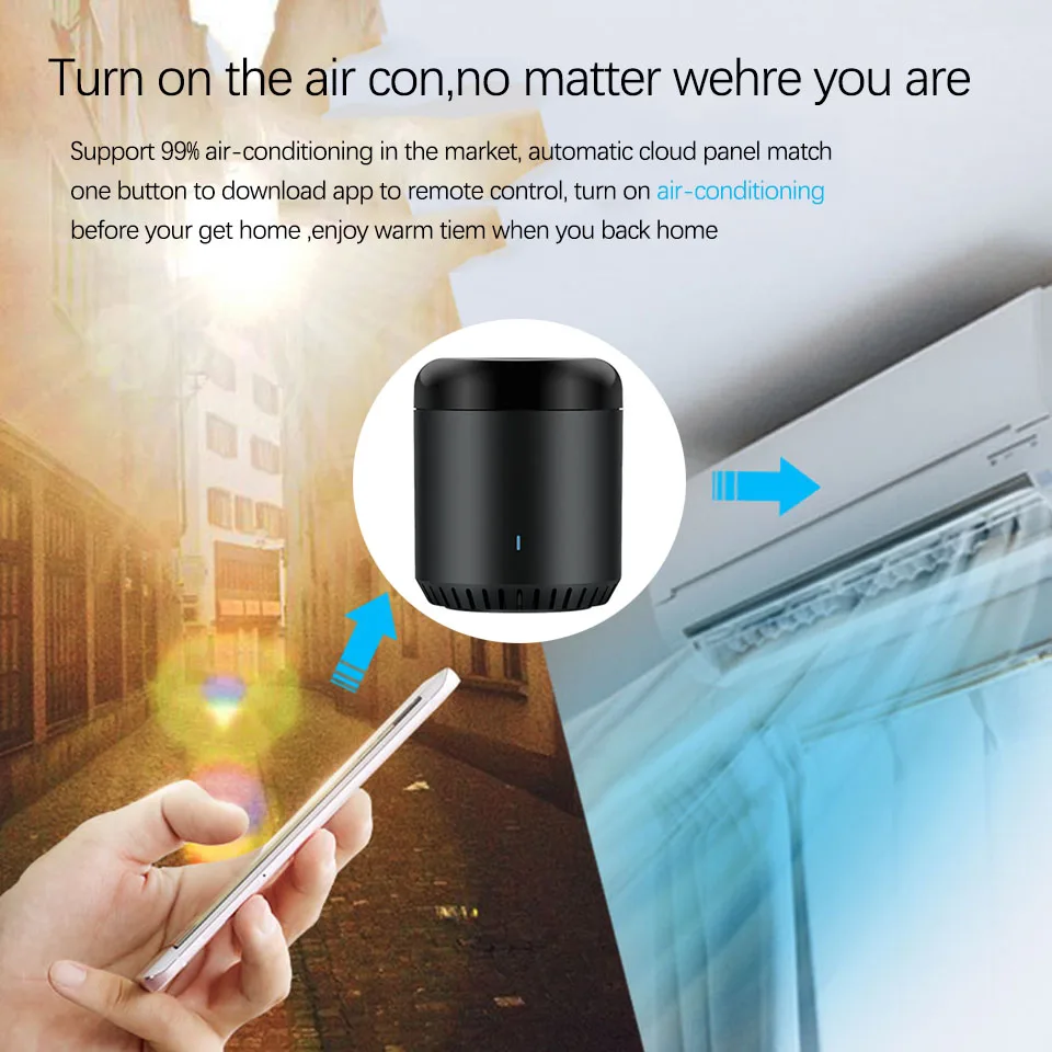 Broadlink Smart Home RMMini3 WiFi+ ИК+ 4G Дистанционное Управление штепсельная вилка европейского стандарта Беспроводной Управление; для работы Alexa Google Home