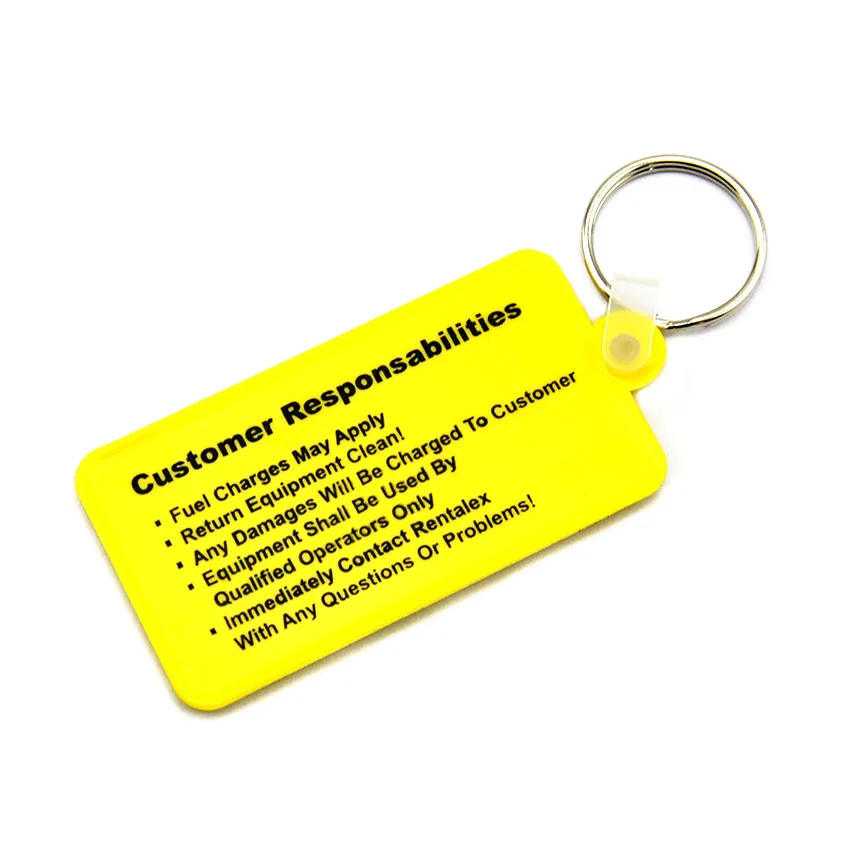 Мягкий 2D-брелок из ПВХ на заказ для рекламного подарка