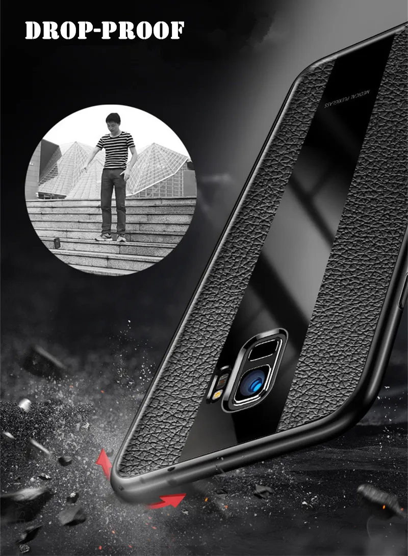 PDGB Прочный ТПУ чехол для Meizu Note 8 9 M6 M5 M6s M6T X8 V8 Pro M8 Lite 16X16 s 16 16 Plus кожаный чехол с узором