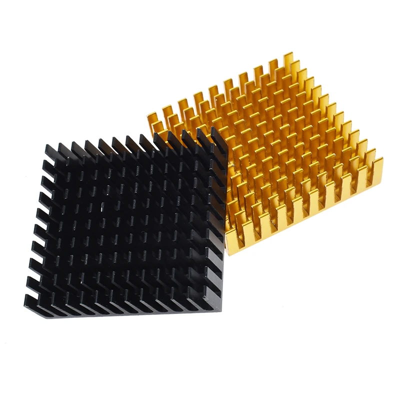 14*14*8 мм Золотой Черный алюминиевый радиатор IC Радиатор 40x40 x 11 мм/28x28x6/25