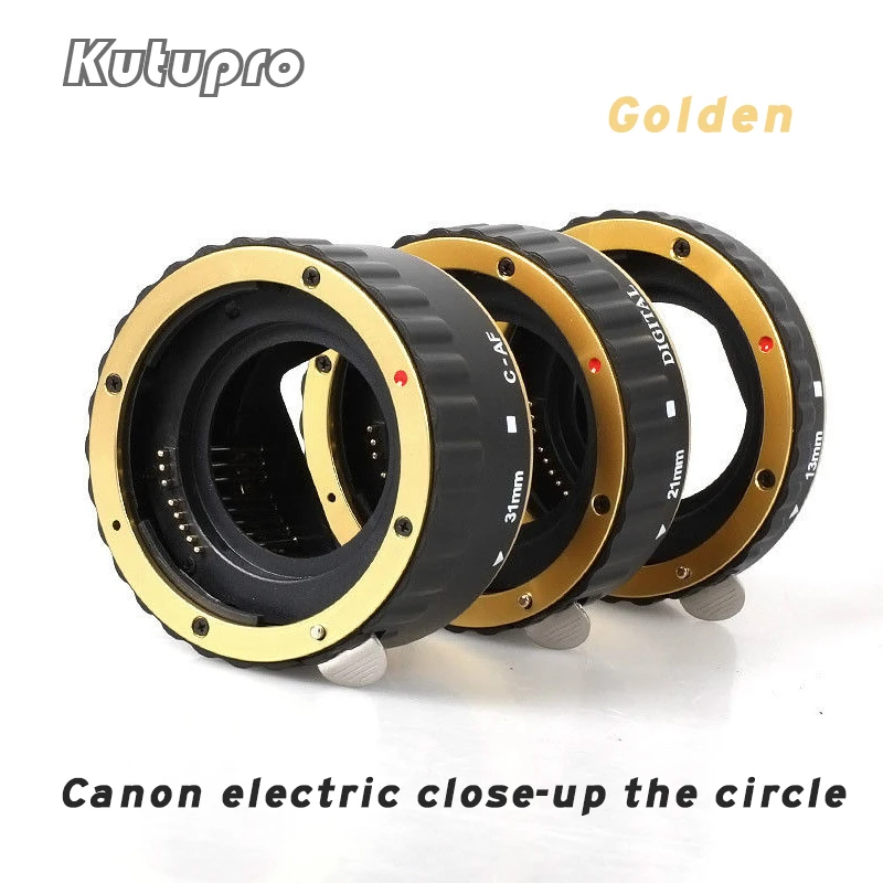 Кутупро Авто фокус Макро Удлинитель Набор 12 20 36 мм переходное кольцо для canon 60D 70D 5D