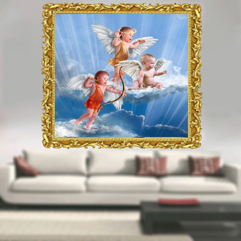 

3D Diamond painting crafts Needlework Angell 90x90cm full square drill rhinestone cross stitch Diamond embroidery Diy craft