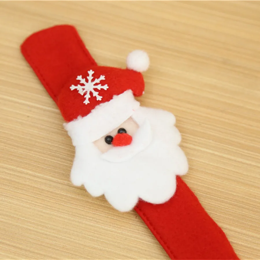 1 шт. милые животные пива снеговика Рождество лось Санта-браслет браслет шлепка