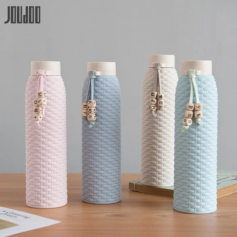 JOUDOO 310 мл креативные портативные стеклянные бутылки для воды на открытом воздухе космическая бутылка Спортивная бутылка для воды герметичный Тур подарок 35
