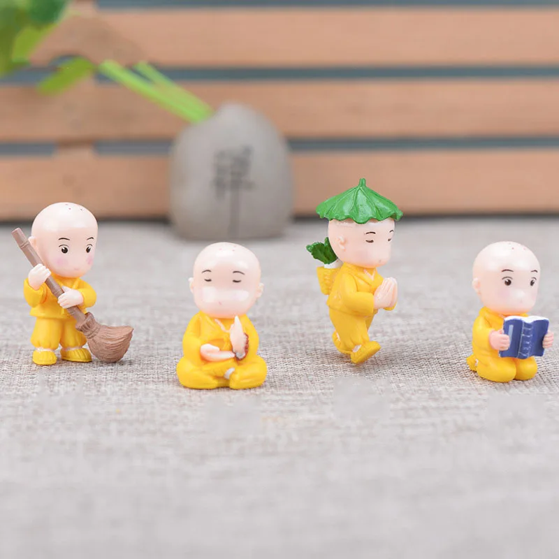 &quotКитайский кун фу&quot фигурки &quotМаленькие монахи&quot Волшебный сад миниатюрные