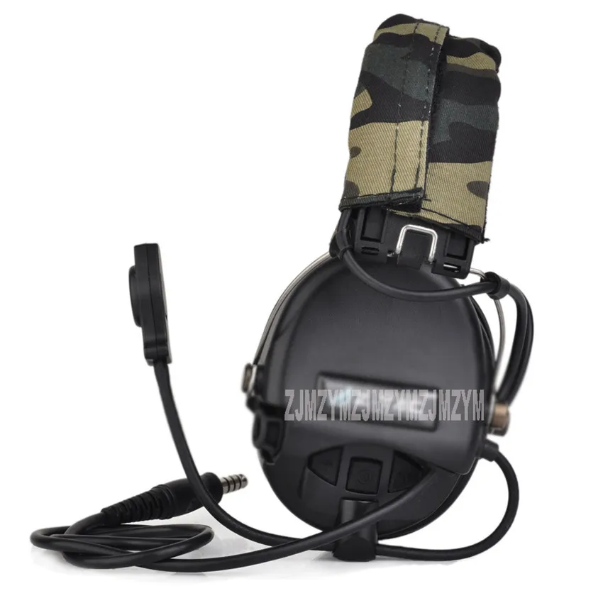Z111 Tactical Microphone Headset For Comtac Sordin Noise Reduction Outdoor Sport Military High Tone Quality Headphone | Спорт и