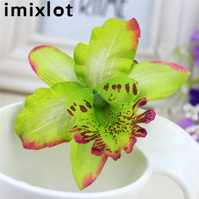 Заколки для волос IMIXLOT 2 шт./компл. с бабочкой и цветком орхидеи женские аксессуары