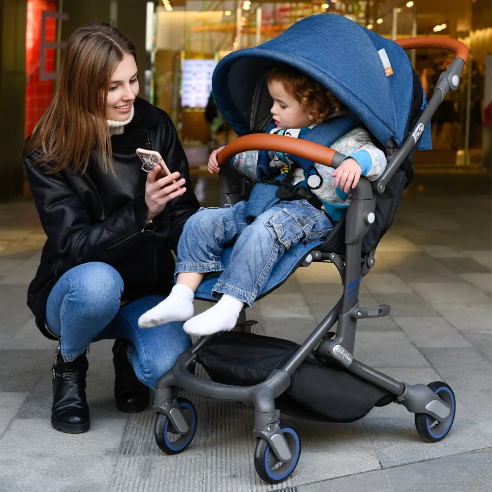 Babysing Высокая Пейзаж Портативный легкие детские коляски Складная Детские kinderwagen I