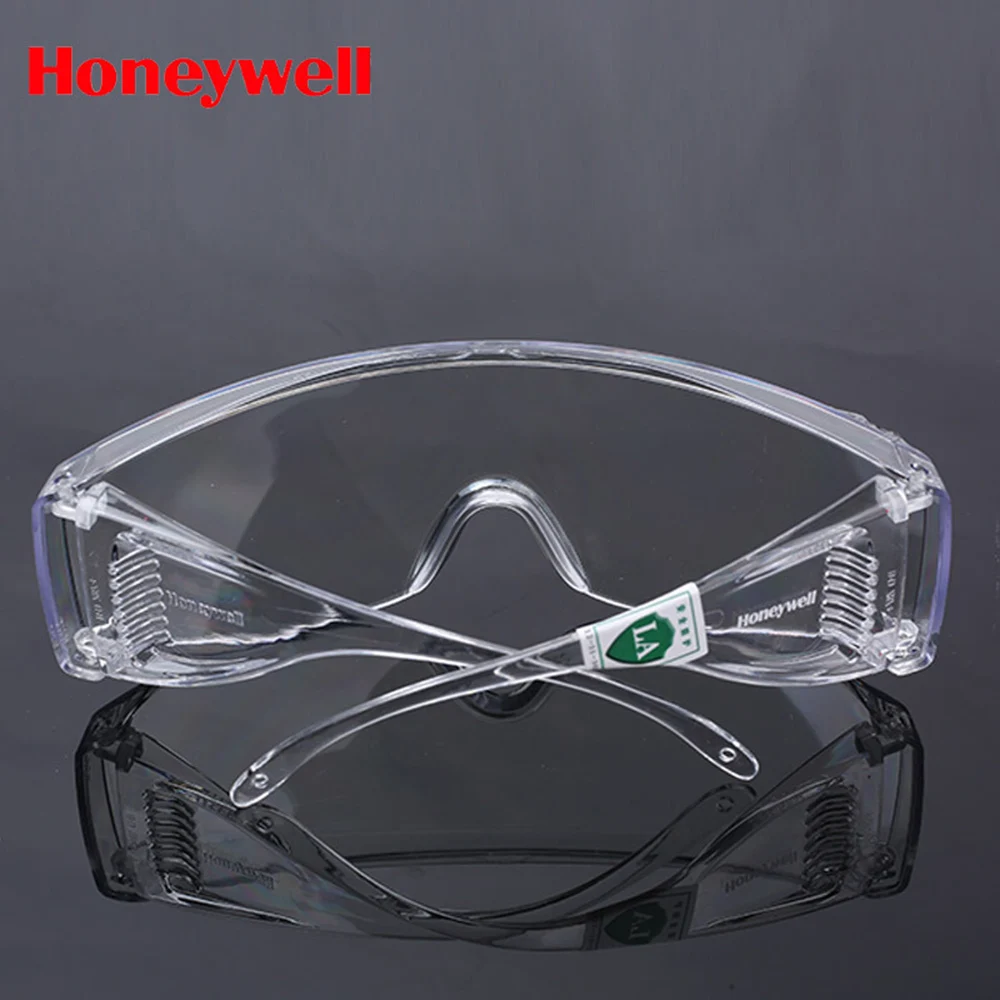 Honeywell защитные очки для глаз, очки из поликарбоната, анти-ударные, Анти-пыль, очки, фабрика, лаборатория, для работы на открытом воздухе, 100001