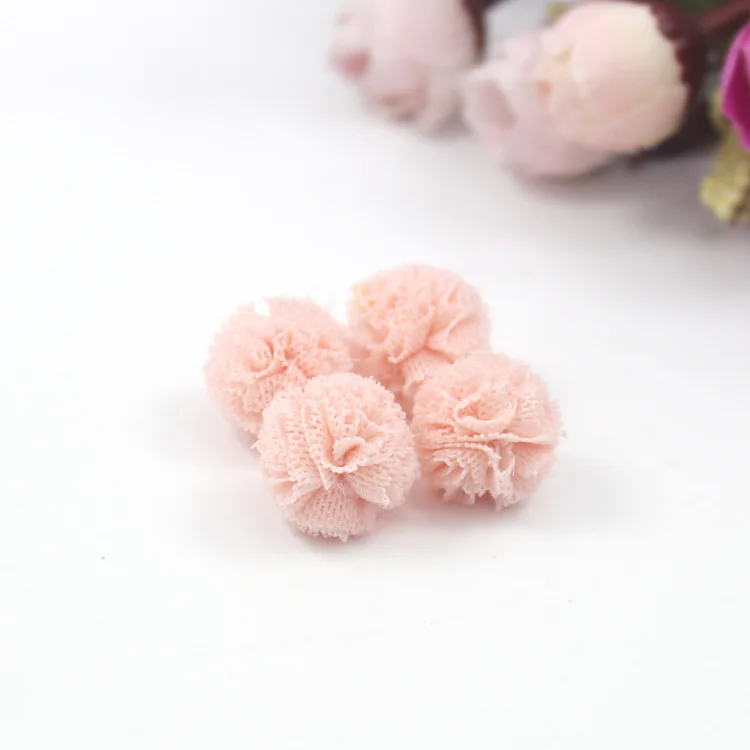 50 шт./лот mezcla de colores DIY malla bola para los niños сомбреро pelo зажим на молнии Wrong extraction y accesorios