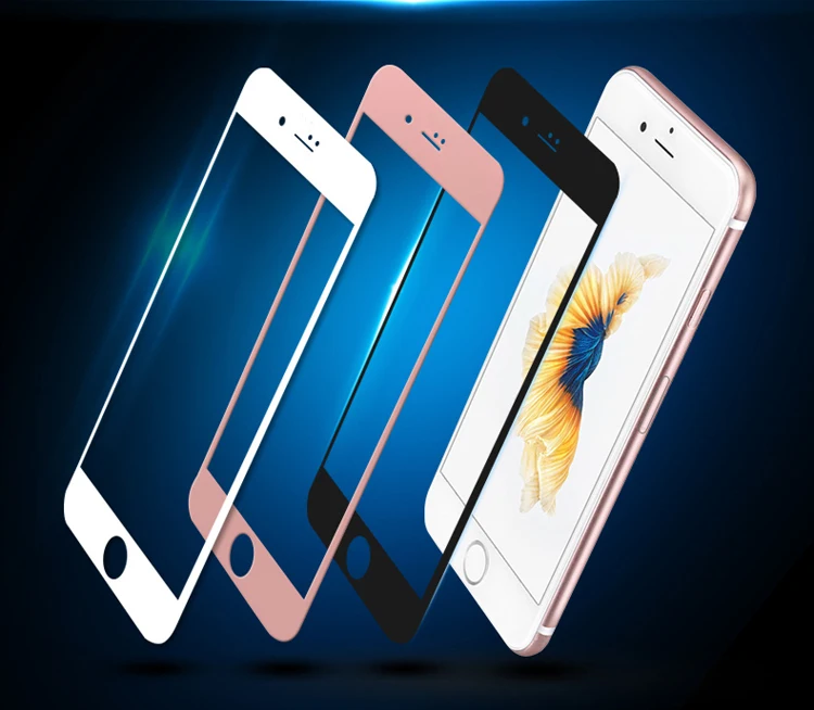 Iphone567/8/X Мягкий край 3 d поверхности полное закаленное стекло наклейка для iphone678splus LanZiGuang предотвращения wangcangli