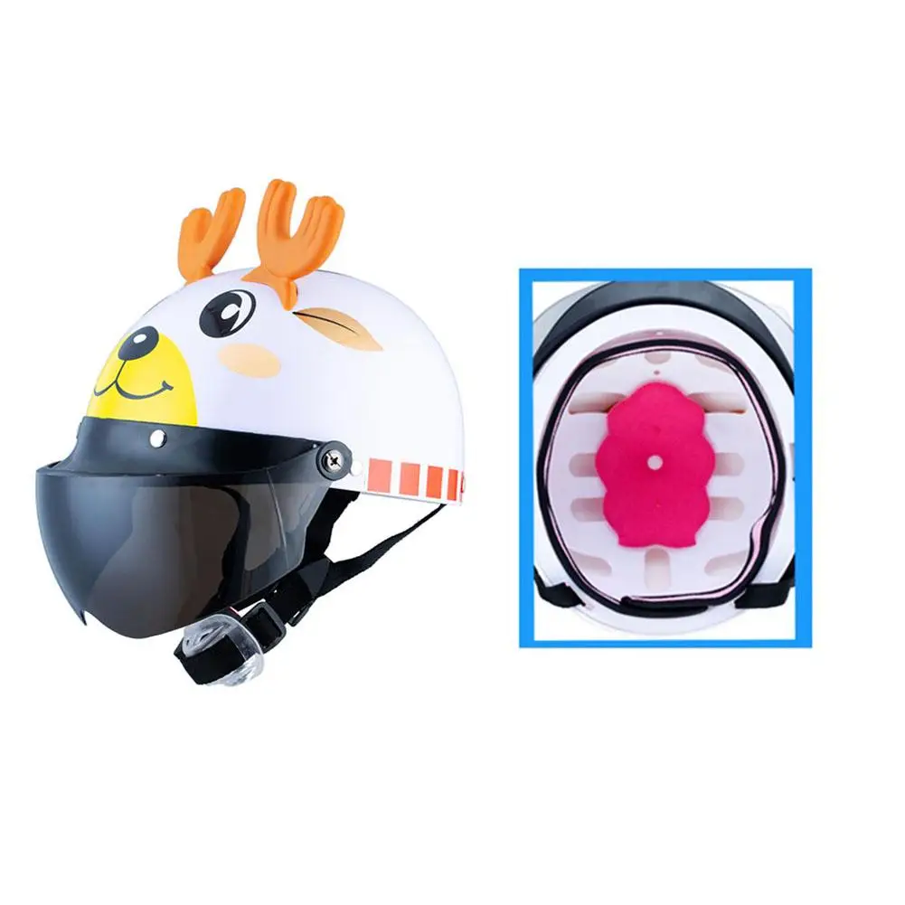 

Children's cycling security Helmet Cute Cartoon Child Bicycle Scooter Protective Helmet with Mesh Cotton Lining