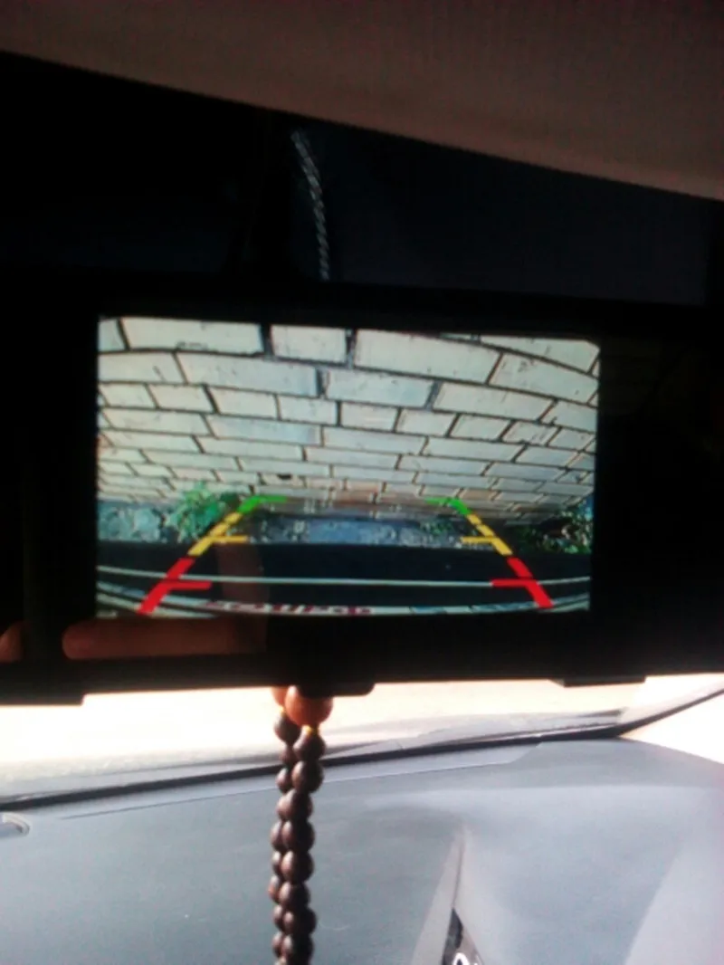 4 3 дюймовый автомобильный монитор зеркала заднего вида + запасная камера TFT LCD