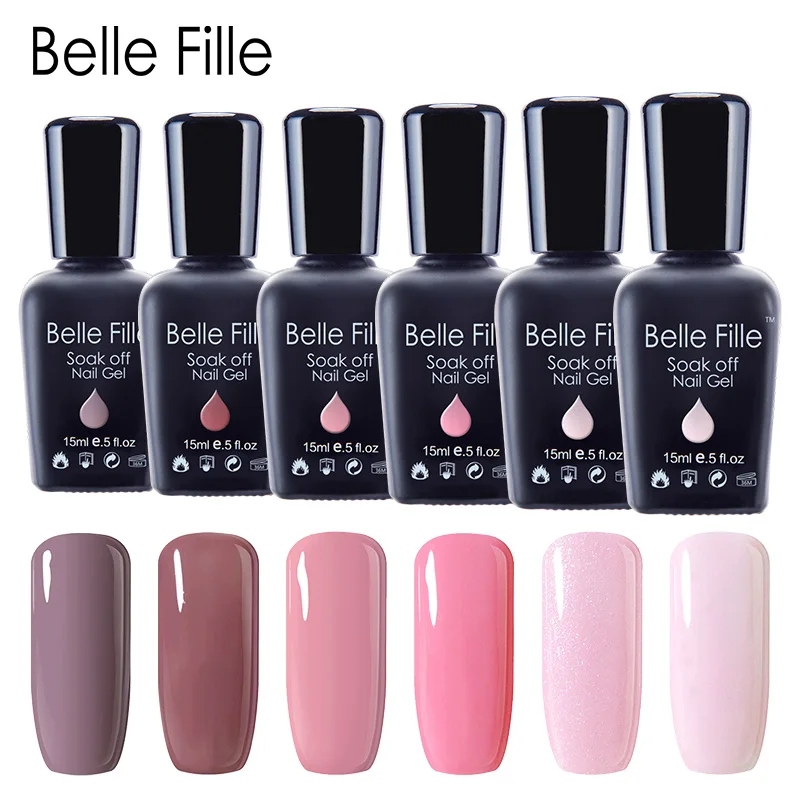 Belle Fille гель для ногтей зеленая серия УФ маникюрный лак Макияж Украшение дизайн