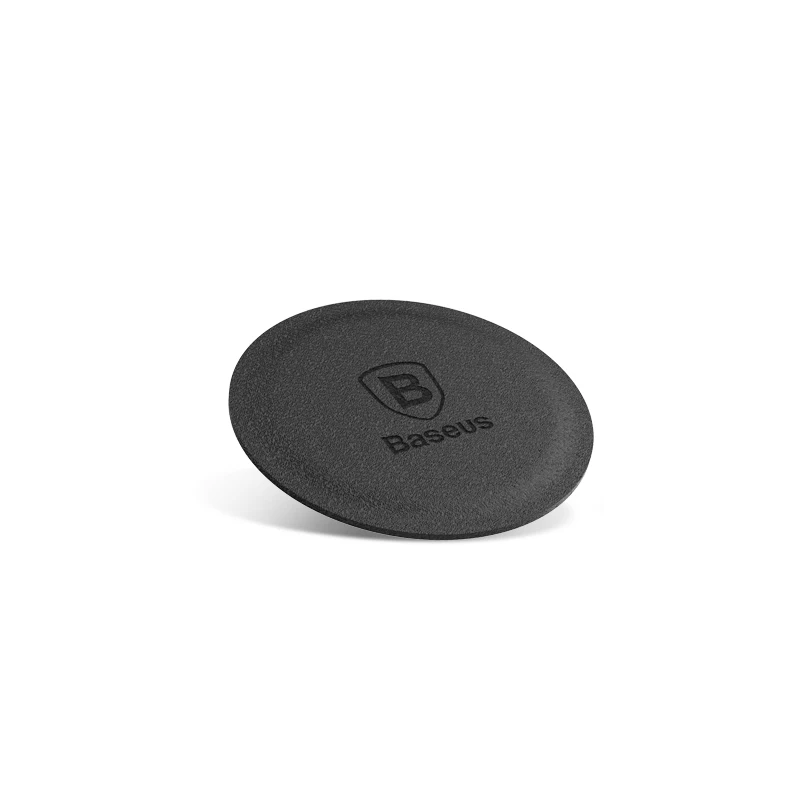 Baseus, автомобильный держатель для телефона, металлическая пластина, магнитный диск, автомобильный держатель, магнитная металлическая кожа и железные листы для мобильного телефона, подставка для автомобиля - Цвет: Leather Sheet 1pcs
