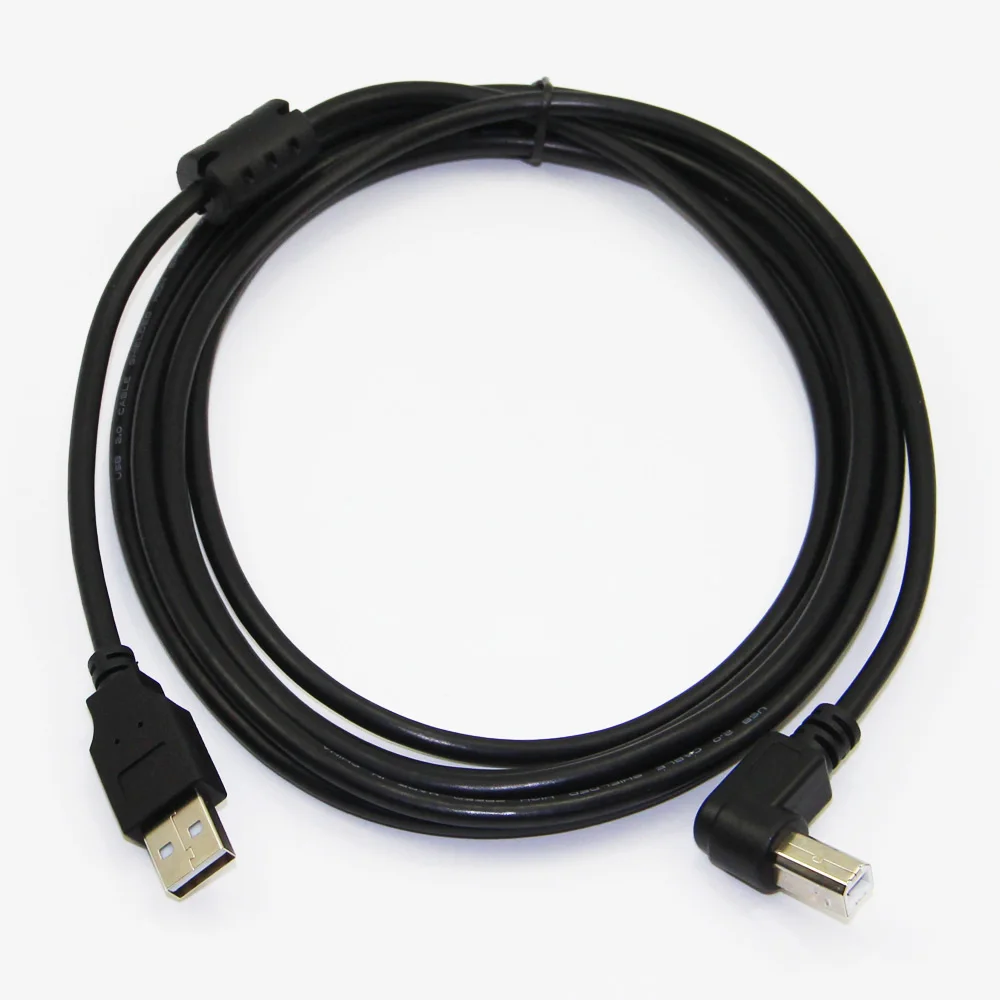 Кабель для принтера lballist 90 градусов USB 2 0 тип A штекер-Тип B двойной экранированный
