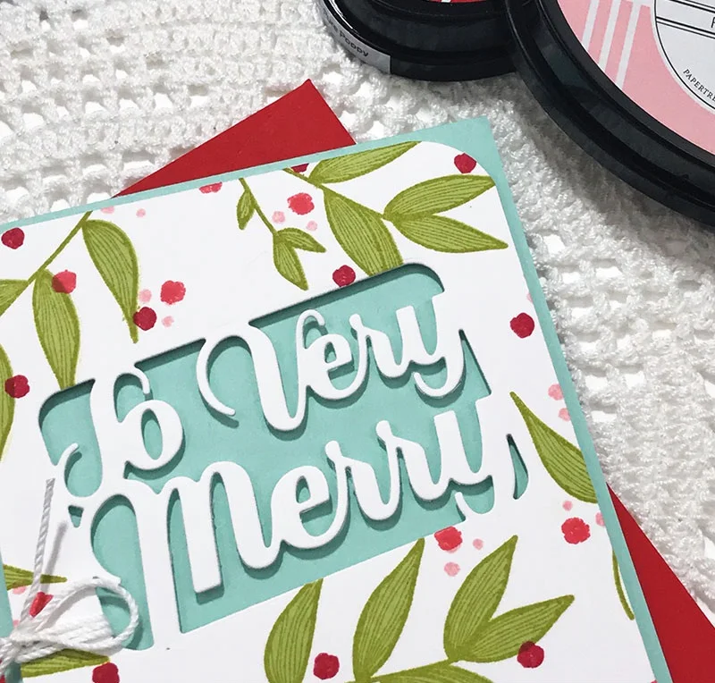 Металлические пресс формы 2 шт. От Санты до очень счастливого скрапбукинга бумаги