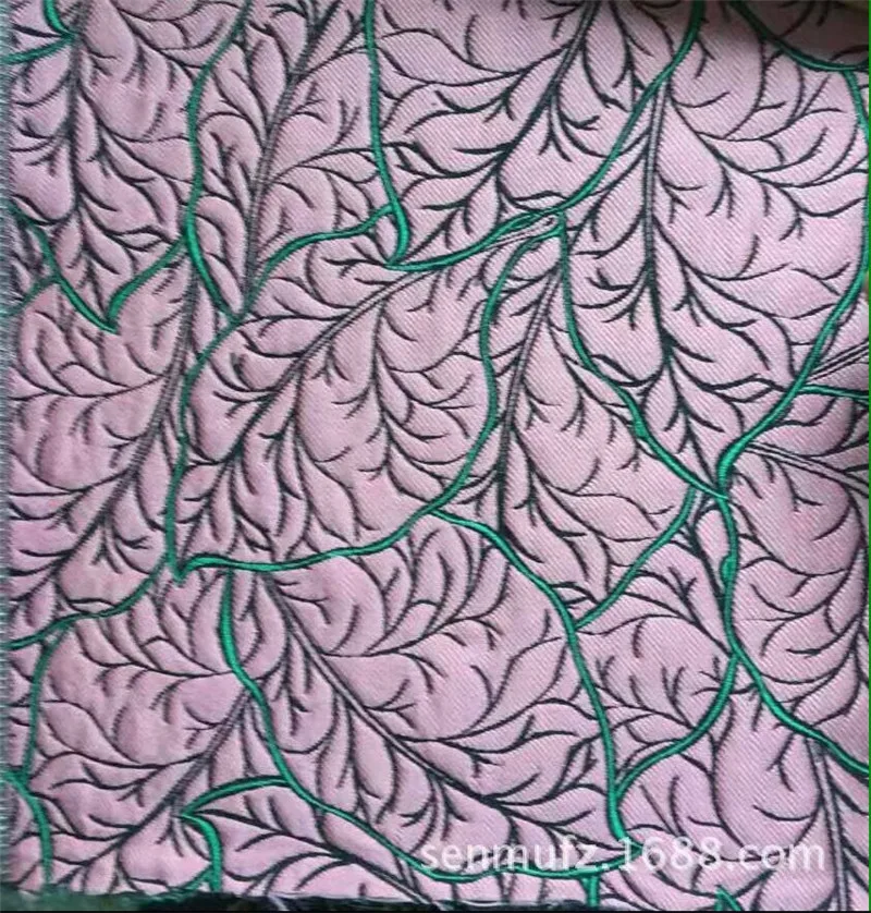 Золотая трехмерная жаккардовая парчовая ткань плотное Пальто с цветами